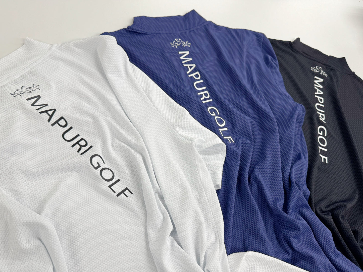 MEN's 軽量ストレッチひんやりモックネックTシャツ【MM-1001】
