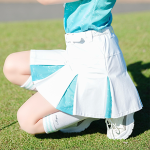 モノグラムプリーツスカート【MB-102】