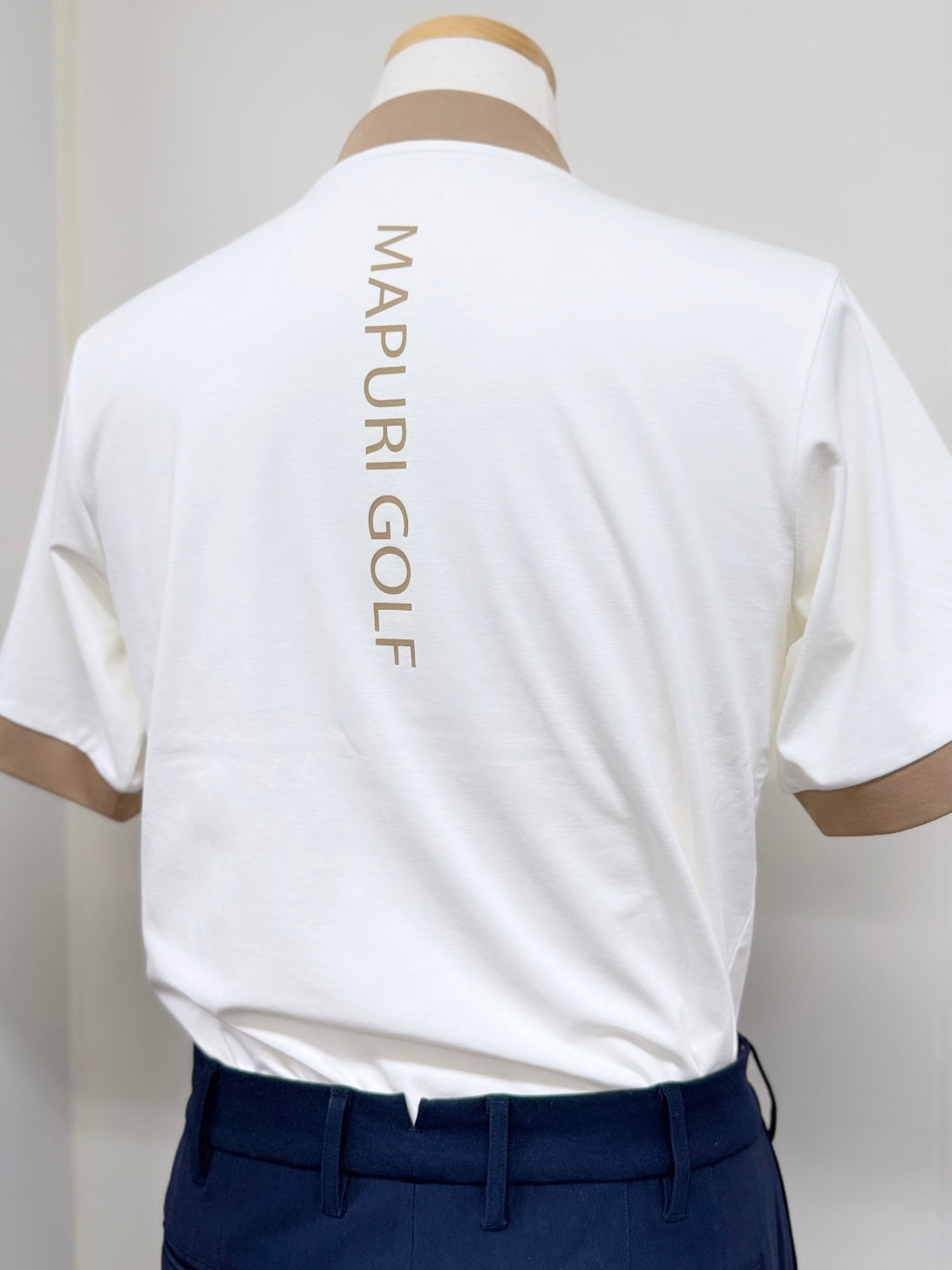 UNISEX リブ配色なめらかモックネックTシャツ【MU-1001】