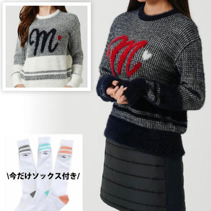 期間限定スペシャル商品【ジャガードロゴセーター/カラー選べる＆ソックス/カラーお任せ】