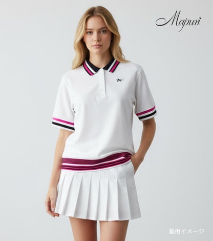 LADIE's サマーニットポロシャツ【MF-1002】