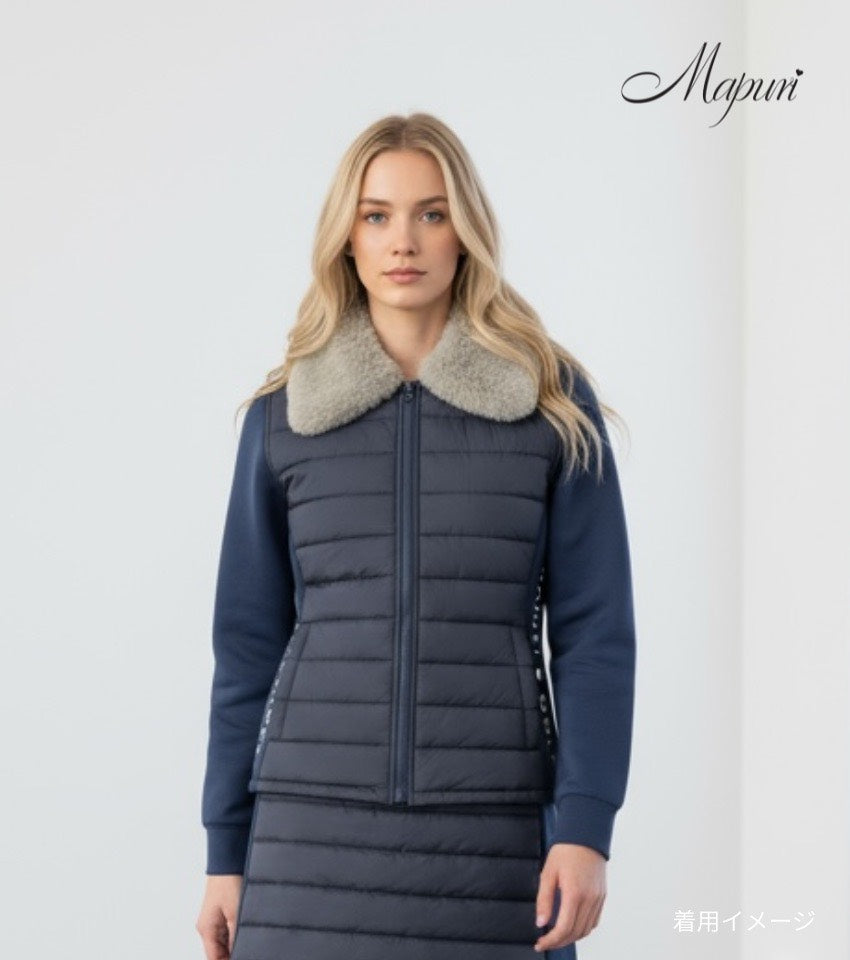 衿ファーキルトブルゾン中綿ブルゾン【MO-1203】