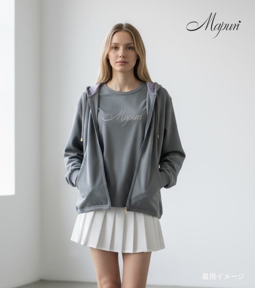 MapuriロゴZIPパーカー【MO-201】