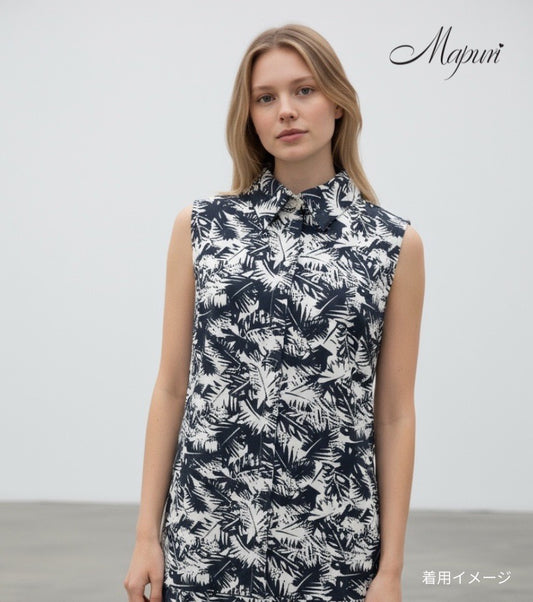 リーフプリントワンピース【MS-015】