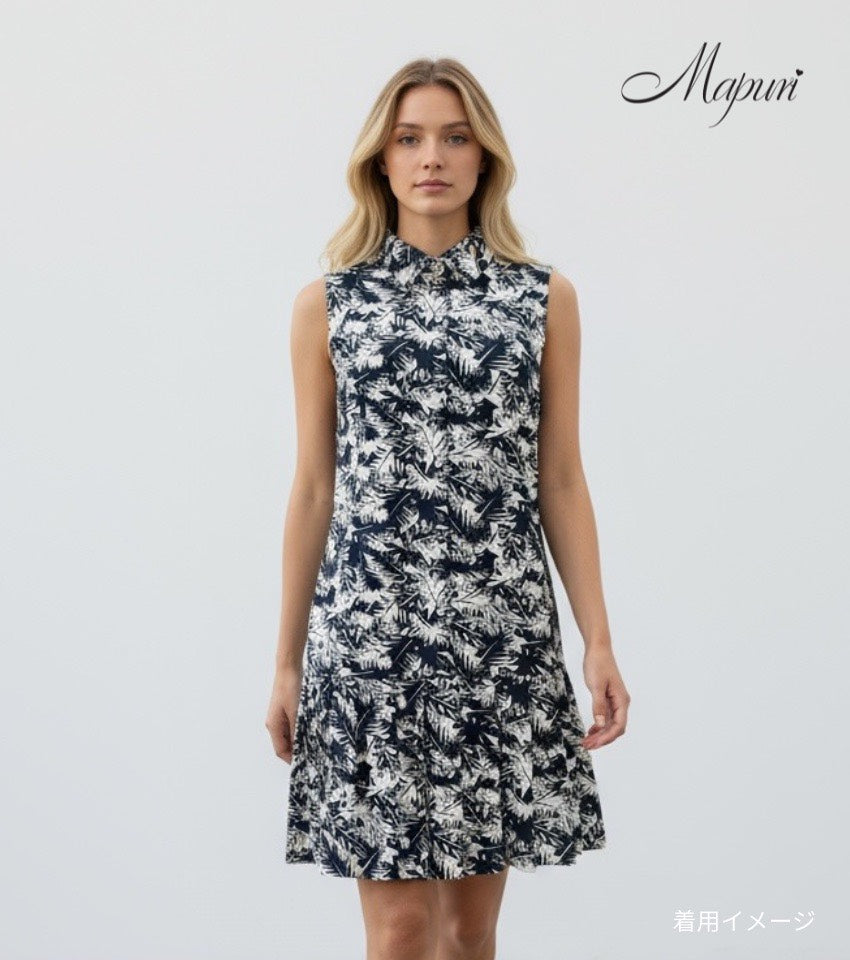 リーフプリントワンピース【MS-015】
