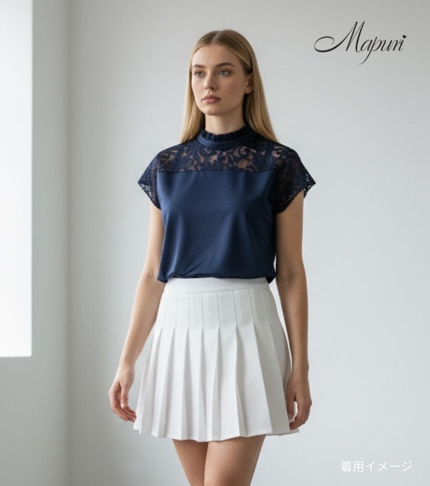 レースコンビハイネック【MS-017】