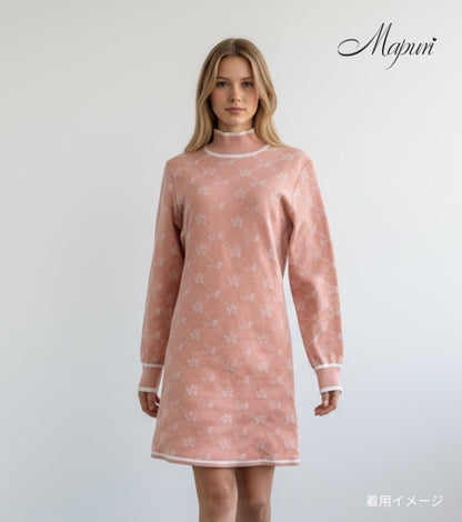 モノグラムジャガードワンピース【MS-1202】