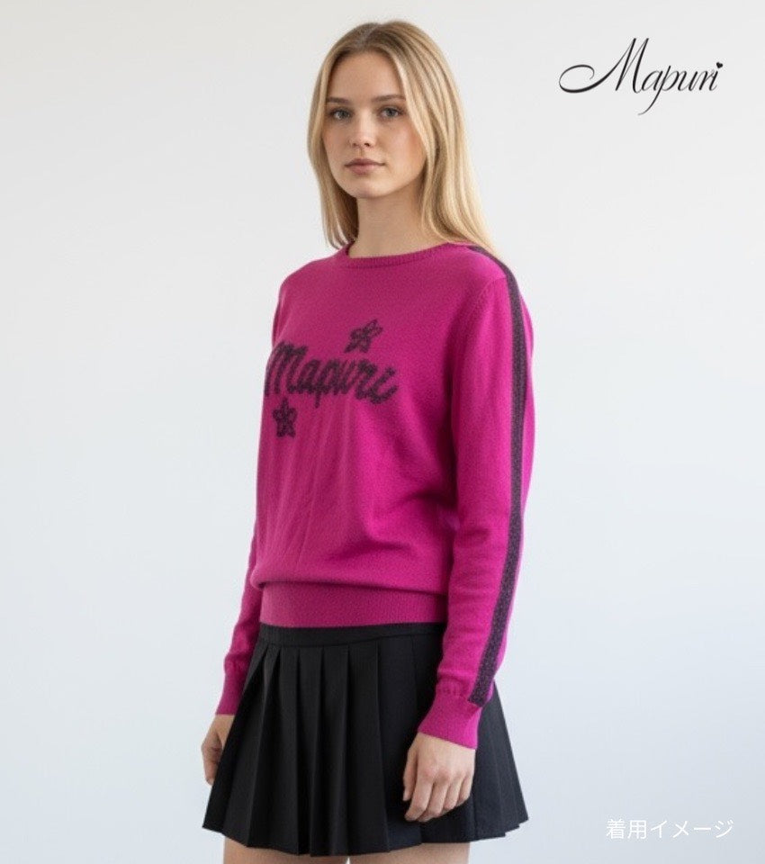 ショルダーラインロゴセーター【MS-1204】